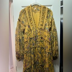 Free People Floral Maxi Dress